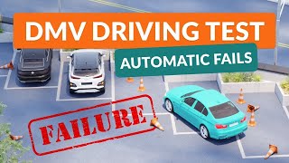 How to Avoid Automatic Fails on the Driving Test - Driving Instructor Explains