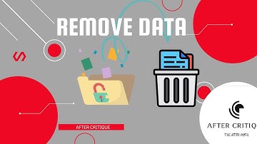 How to delete/remove data from PC | Windows | XP, 7, 8, 10, 11 | After Critique