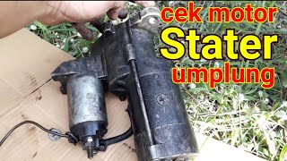 How a car starter motor works