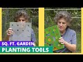 Intensive Gardening: Homemade Templates vs. Innovative Seeding Square Device