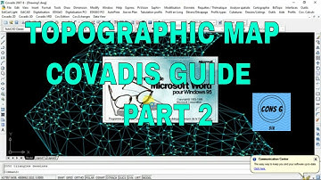 HOW to draw contour map- covadis guide part 2