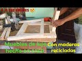 Muebles costosos usando maderas baratas😲 Sofá de lujo con madera reciclada.