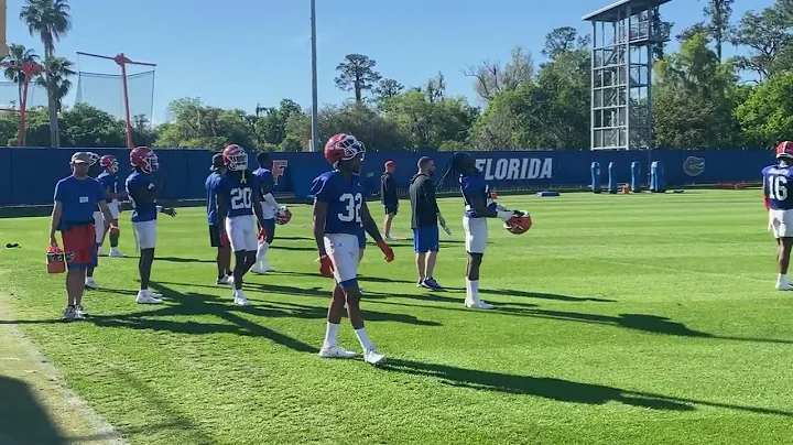 3/17 Florida Gators Football Spring Practice: Defensive backs and linebackers
