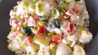 How To Make A Creamy Potato Salad//Easy and Quick Salad Recipe//Salad de pommes de terre