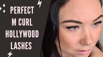 M curl EYELASH EXTENSIONS/ HOLLYWOOD VOLUME/ using IDEAL LASHES Classic line