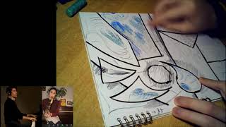 Dan Tepfer & Melissa Aldana - The Bluest Eye. Live drawing by TLG