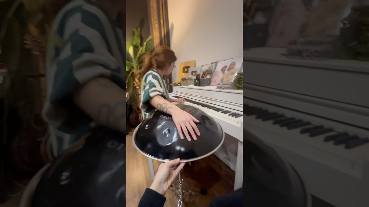 Cooking cool stuff! Buy our Handpan at handpan.gioliandassia.com 🖤 here the YIN NERO