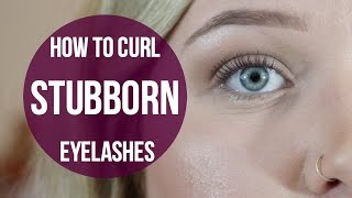 The BEST Method For Curling Stubborn Lashes