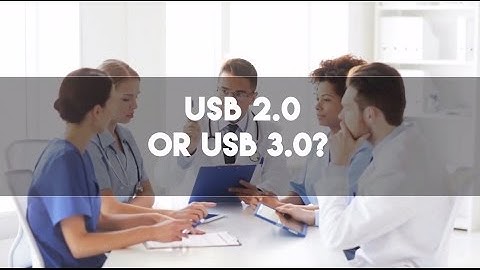 USB 2.0 VS USB 3.0