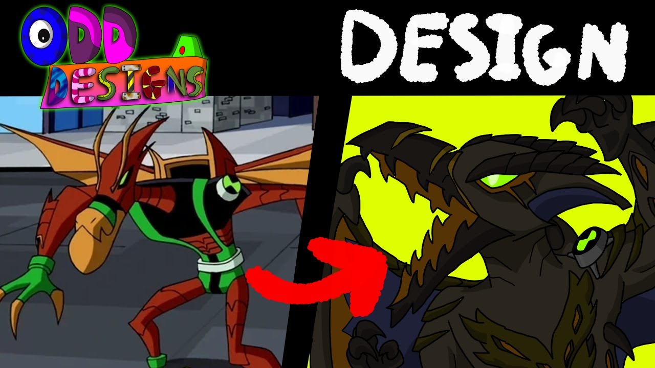 Odd Designs - Giving Ben 10's Astrodactyl Ultimate Designs