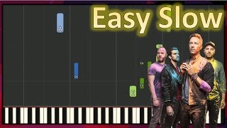 Everglow - Coldplay Easy Piano Tutorial