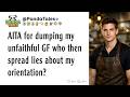 AITA for dumping my unfaithful GF who then spread lies about my orientation?