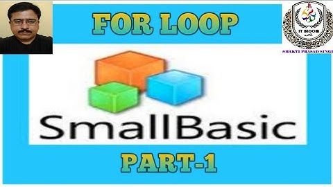 Small Basic-For Loop (Part-1)