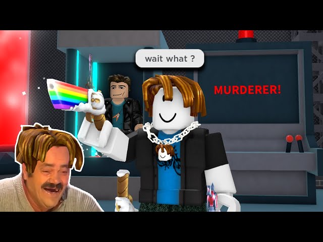 ROBLOX Murder Mystery 2 FUNNY MOMENTS (speed) class=