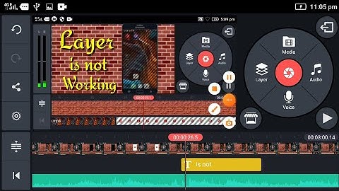 How to solve the problem to add multiple layer in kinemaster ll