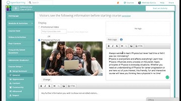 Updating Your Course Promo Page