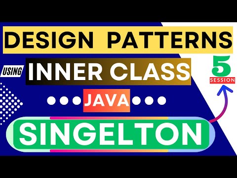 6.Singleton: How to create a Singleton class using INNER CLASS in JAVA || APIPOTHI ||DESIGN PATTERNS