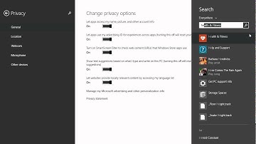 Windows 8.1 Understand privacy settings in Windows