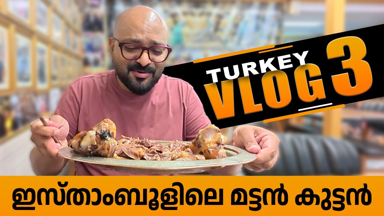 ഇസ്‌താംബൂളിലെ മട്ടൻ കുട്ടൻ | Grand Bazaar, Galata Bridge & Lamb Shank | Turkey Travel Vlog - Part 3