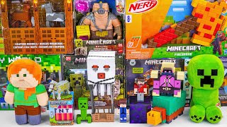 Minecraft Movie Toy Collection Unboxing Brick My World Creator Series Collectible Action Figure