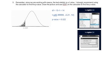 Stats 8.5 - Significance Tests for Means