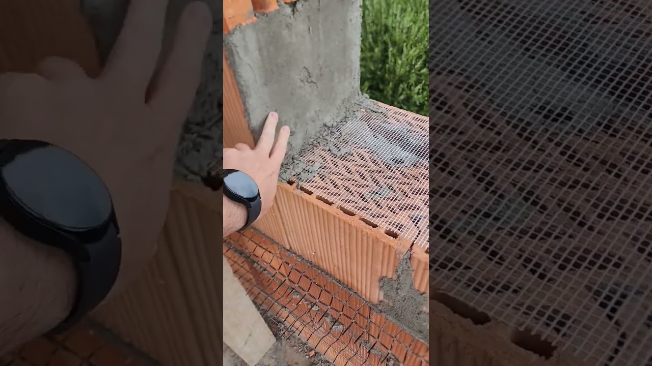 Для чего нужно использовать 2 вида сетки при кладке стен из керамического блока ?#керамоблок