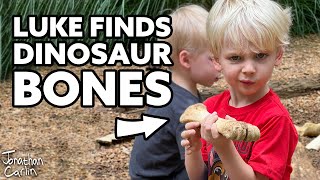 Luke Finds Dinosaur Bones!