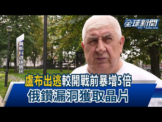 【民視全球新聞】"盧布出逃"較開戰前暴增5倍 俄鑽漏洞獲取晶片 2023.08.13