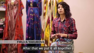 Firuza Yakubova, a fashion designer introducing Uzbek hand embroidery to the fashion industry