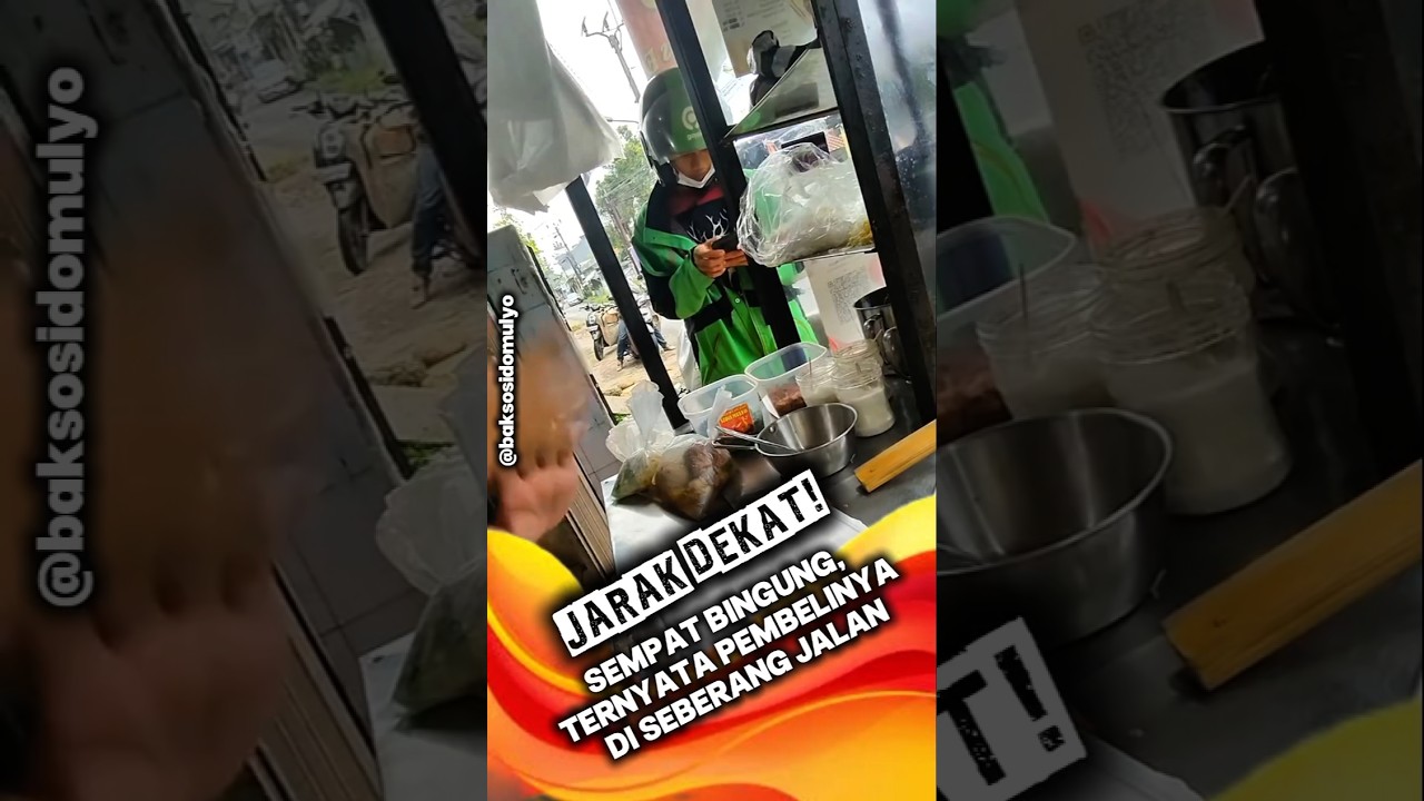 Pesan Online, Ternyata Pembelinya Cuma Seberang Jalan!"🤯