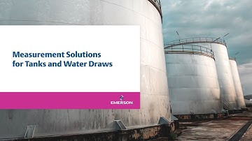 Measurement Solutions for Tanks and Water Draws