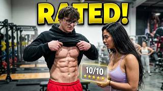 HOT GIRLS rate NERD's ABS & going NUTS... - EPIC Gym Prank as Old Man Powerlifter Anatoly cleaner