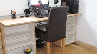 Kitchen Cupboard Unit To Computer PC Desk – Cheap (Free) DIY Modding If you are thinking about buying a new computer desk or 