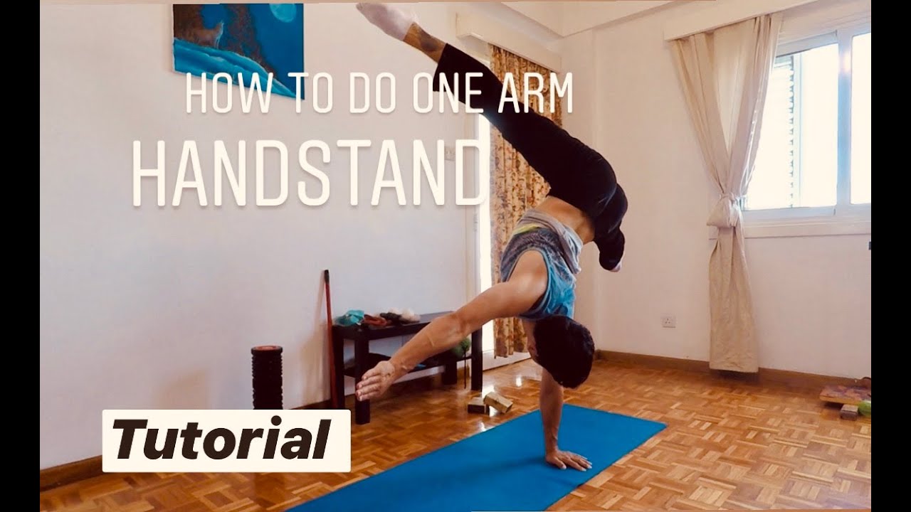 HOW to do ONE ARM ON HANDSTAND [ tutorial ]🤸‍♀️💪 - YouTube