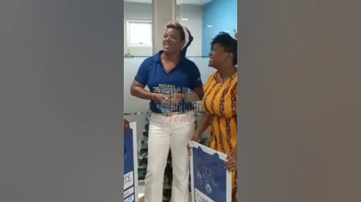 NCB Grant a Wish winners Tarik Pryce and Claudia M...