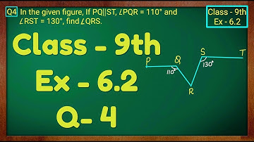 Class - 9th, Ex - 6.2, Q 4 (Lines and Angles) Maths NCERT CBSE