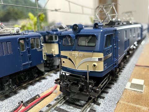 KATO EF58 HO 上越形 1/80】(再アップ)超簡単に KATO EF58上越型試運転【アパートでHO