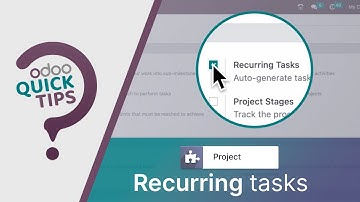 Odoo Quick Tips - Recurring tasks [Project]