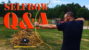 Selfbow, primitive bow building Q&A with Clay Hayes