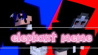 Pink elephant meme | minecraft animation