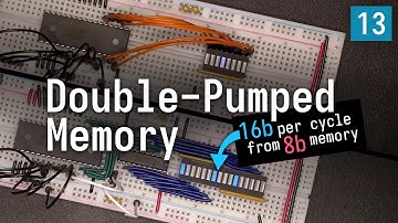 How to Fetch 16 Bits from an 8 Bit Memory – Superscalar 8-Bit CPU #13