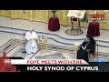 Friendly meeting between Pope Francis and the Holy Synod of Cyprus