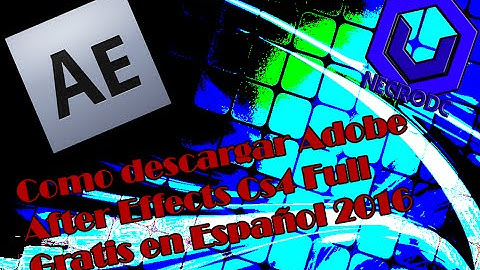 Como Descargar E Instalar Adobe After Effects Cs4 :)