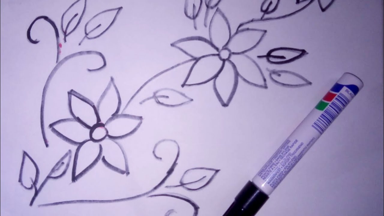 Como dibujar flores en el mantel para bordar | transferir dibujos a la tela.  - thptnganamst.edu.vn