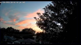 Time Lapse Sunset July 18, 2026