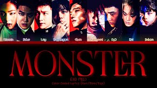 EXO (엑소) - 'Monster' Color Coded Lyrics