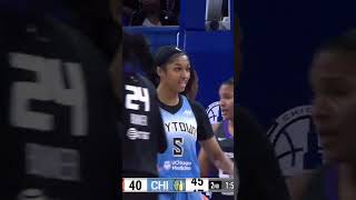 Angel Reese scores with off hand | Chicago Sky vs Connecticut Sun #shorts #short #wnba #angelreese