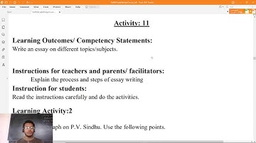 Bridge Course 9th English 11 - Activity