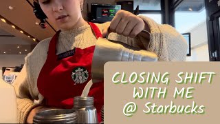 Work with me @ Starbucks (closing shift)