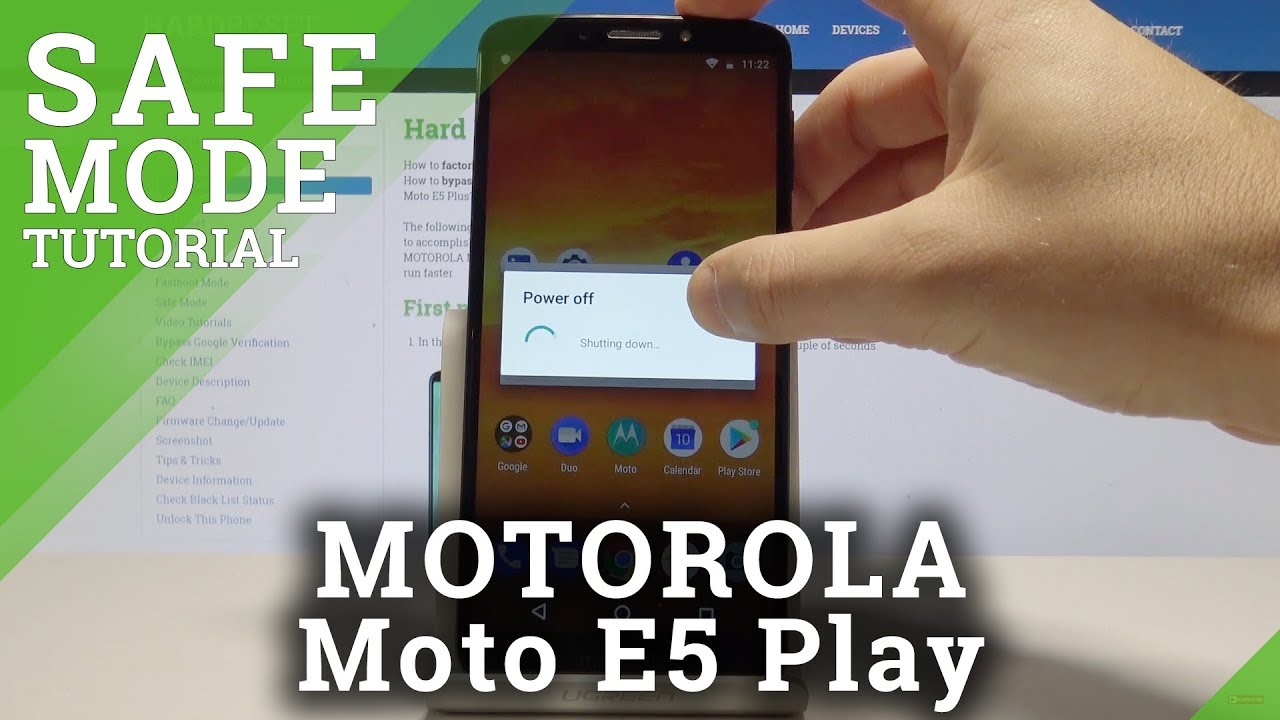How To Turn Off Safe Mode On A Moto E5